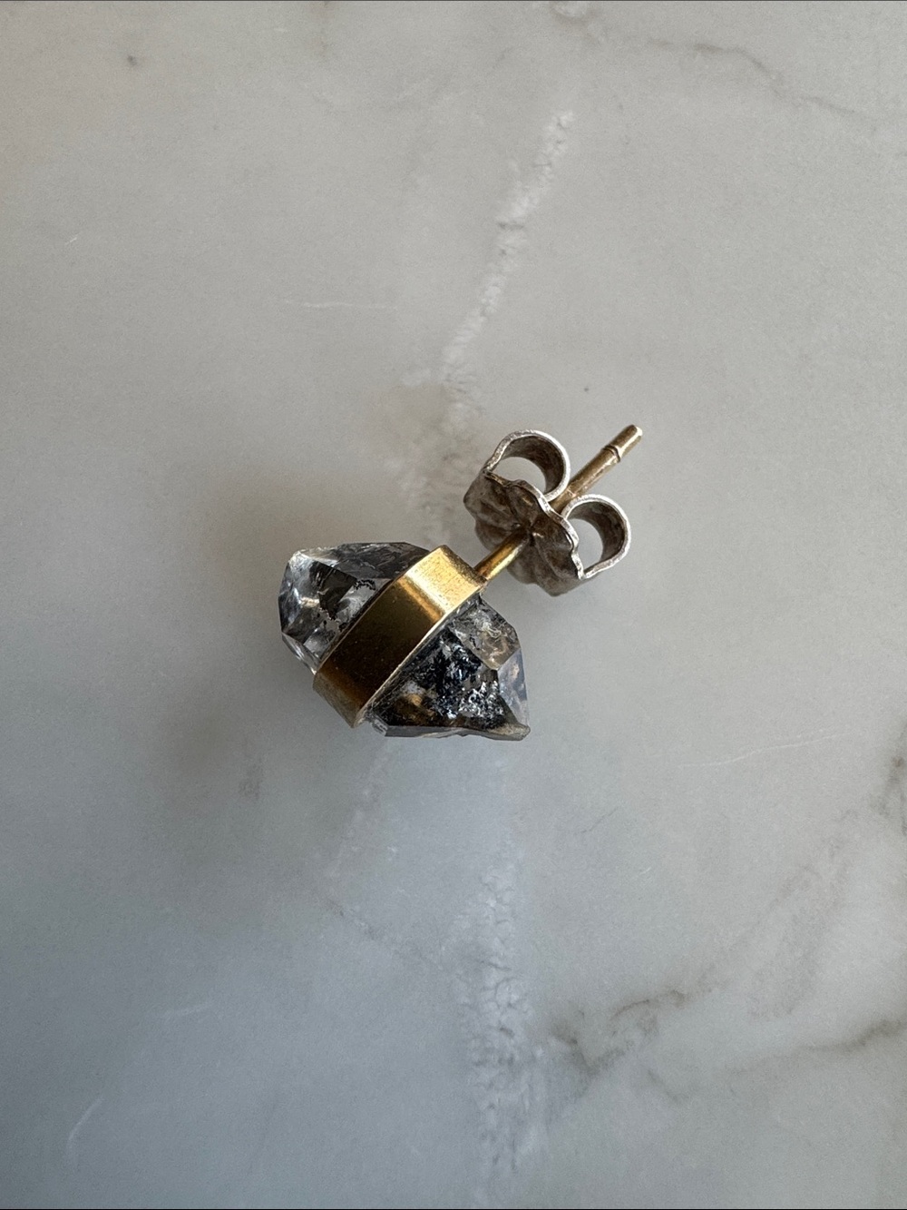 BLTN Herkimer Diamond Stud Earring